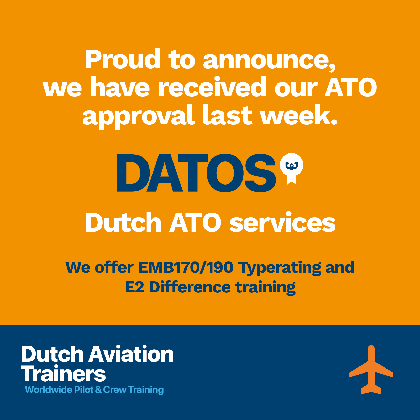 Dutch Aviation Trainers Embraer 190